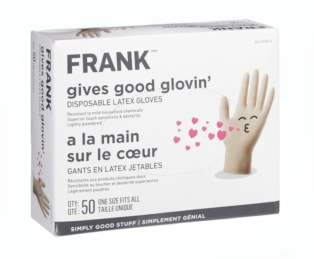 FRANK MultiPurpose Disposable Latex Gloves, Latex Free, One Size, 50pk Canadian Tire
