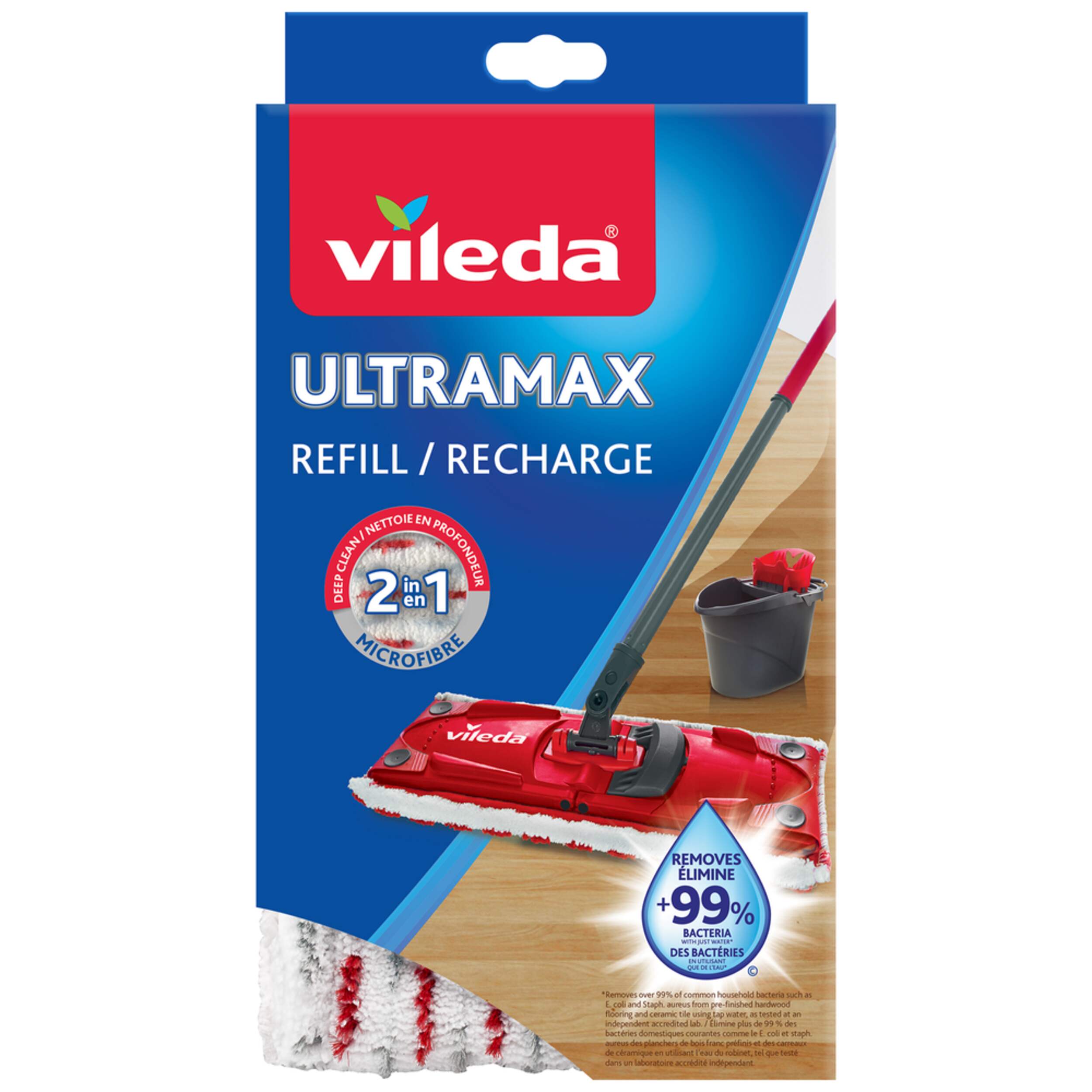Vileda Ultramax MultiSurface Reusable Microfibre Mop Refill Canadian