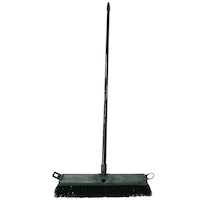 All-Purpose Push Broom with Metal Handle, 18-in Front_Flat
