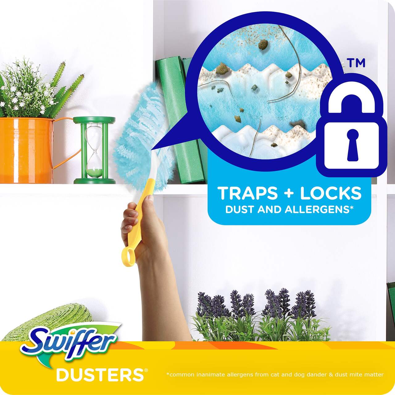 Swiffer Duster Trap & Lock kit + 4 dépoussiéreurs