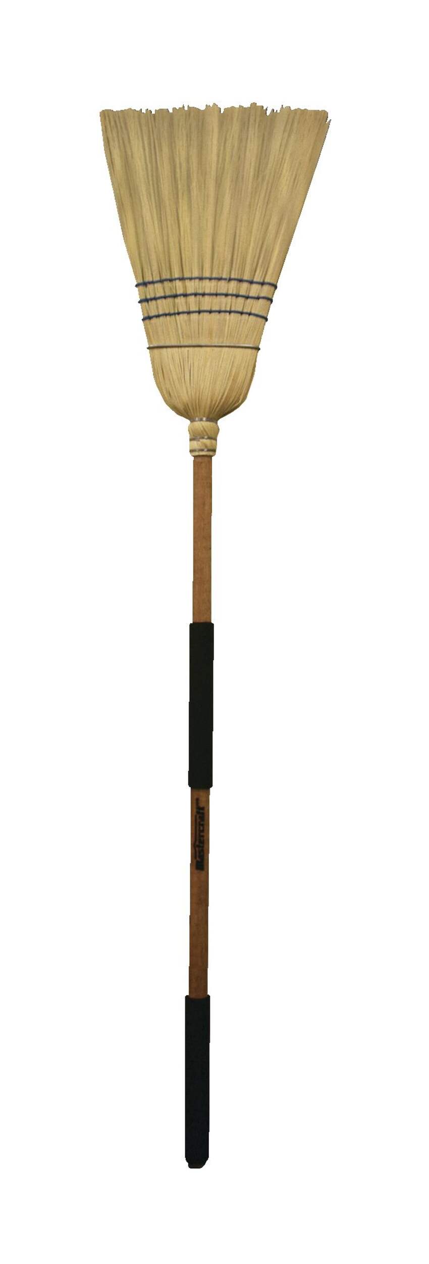 Mastercraft Heavy Duty Corn Broom with Foam Grip Front_Flat