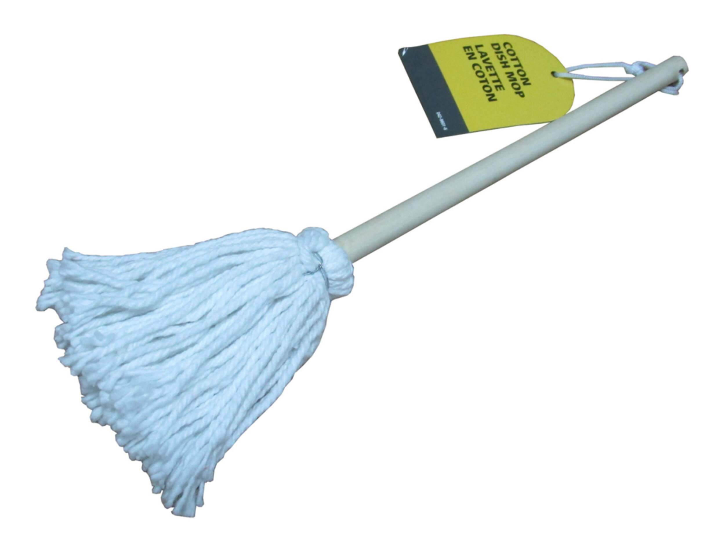 Cotton Dish Mop with Wood Handle Canadian Tire