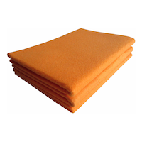 Chamois synthétique géant tout usage lavables à la machine FRANK, orange, paq. 3 Front_Angled_Right