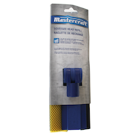 Recharge de raclette à récurer en filet Mastercraft pour lave-vitre, 10 po