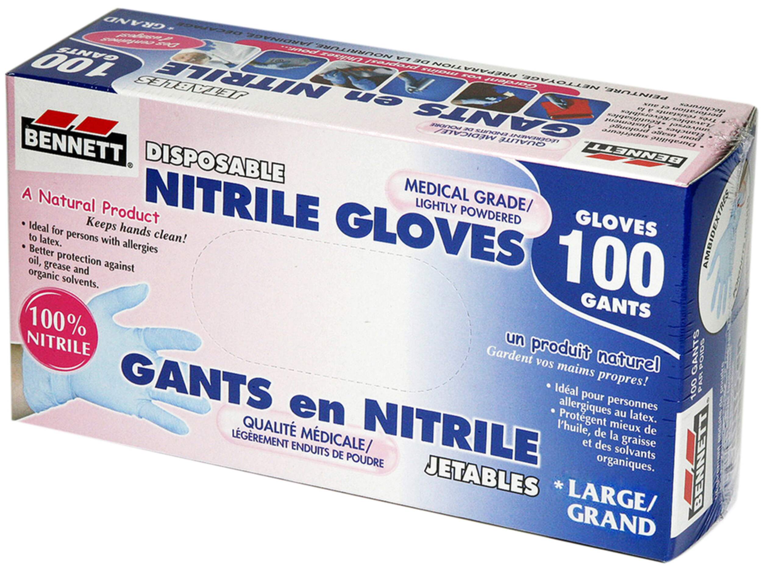 Disposable Nitrile Gloves, 100pk Canadian Tire