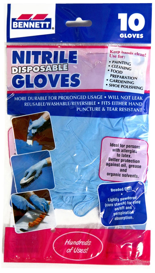 Nitrile Disposable Gloves, 10Pk Canadian Tire