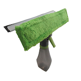 FRANK Lightweight Short Handle Window Washer / Squeegee with Spray Bottle Front_Angled_Right