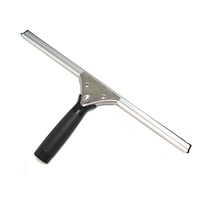 Mastercraft Short Handle High End Window Squeegee with Rubber Blade, 16-in Back_Angled_Right