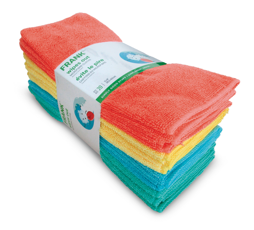 10 Pack Cleaning Cloths, Microfiber , Kitchen Household Cloth, Washable