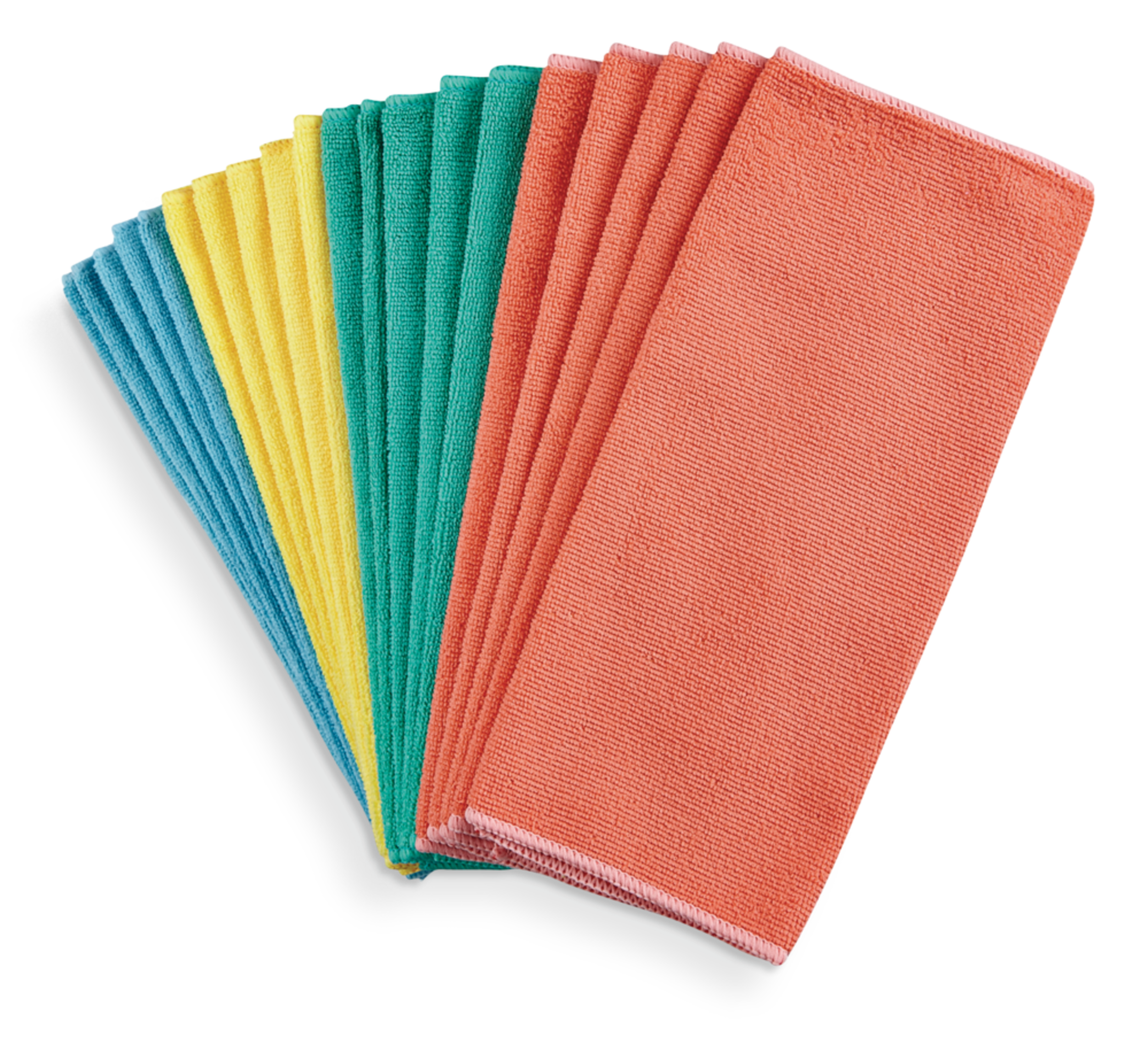 FRANK All-Purpose Machine Washable Microfibre Cloths, Assorted Colours, 20-pk Composite_or_Mixed