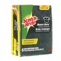 3M Scotch-Brite Heavy Duty Scrub Sponge, 6-pk Front_Angled_Right