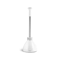 Simplehuman Toilet Plunger with Dome-Shaped Cover & Magnetic Collar