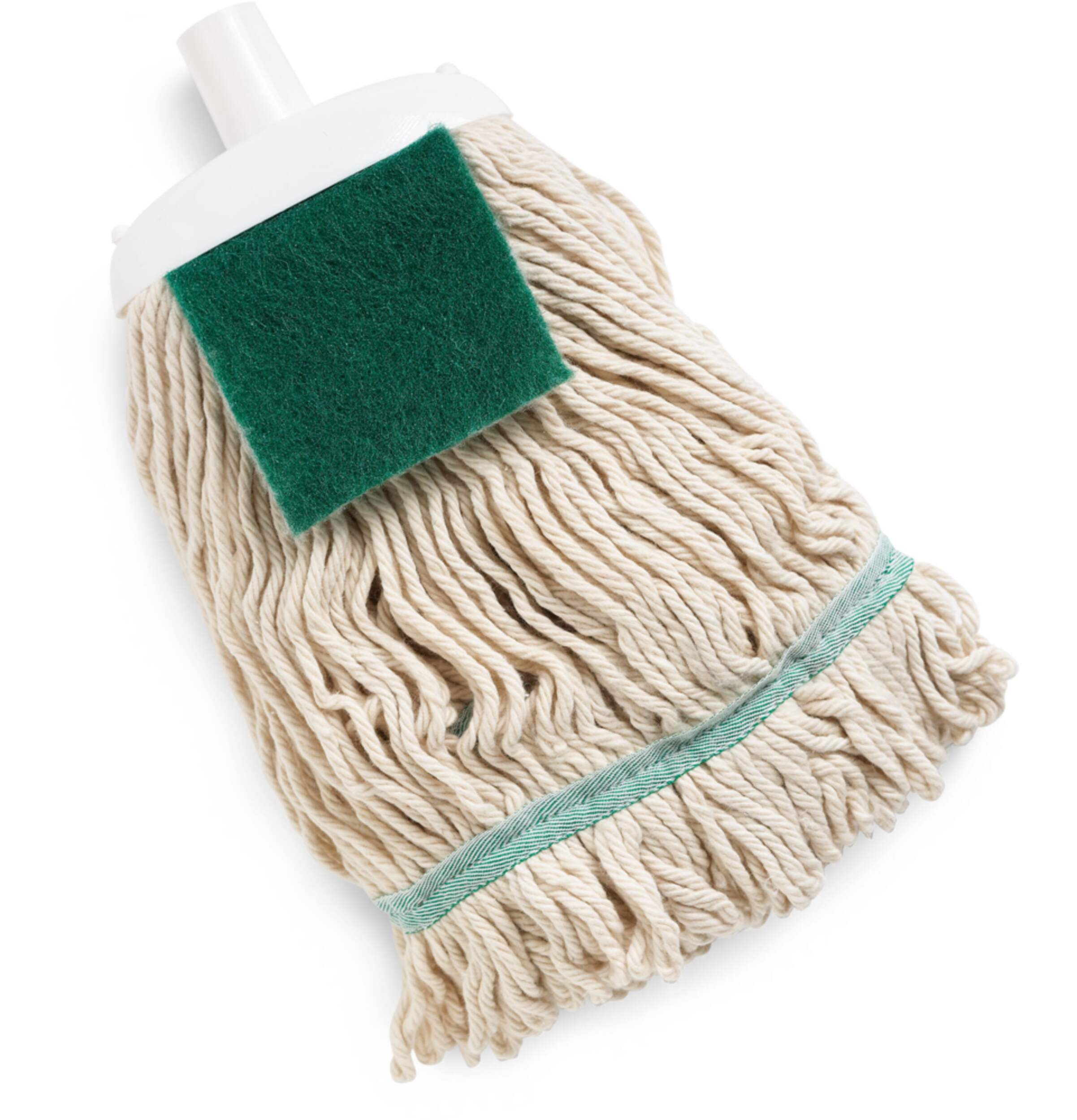 Libman Reusable Cotton Mop Refill with Scrub Pad, Jumbo Front_Angled_Right