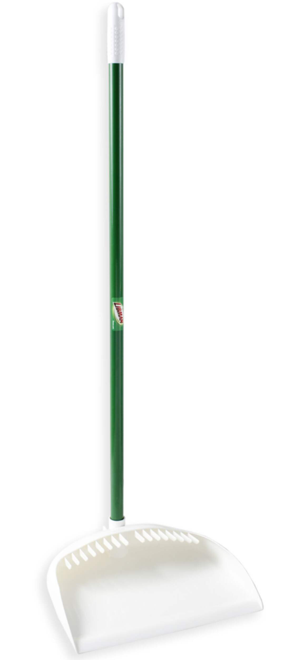 Libman Upright Dustpan with Extra Long Handle Front_Angled_Right