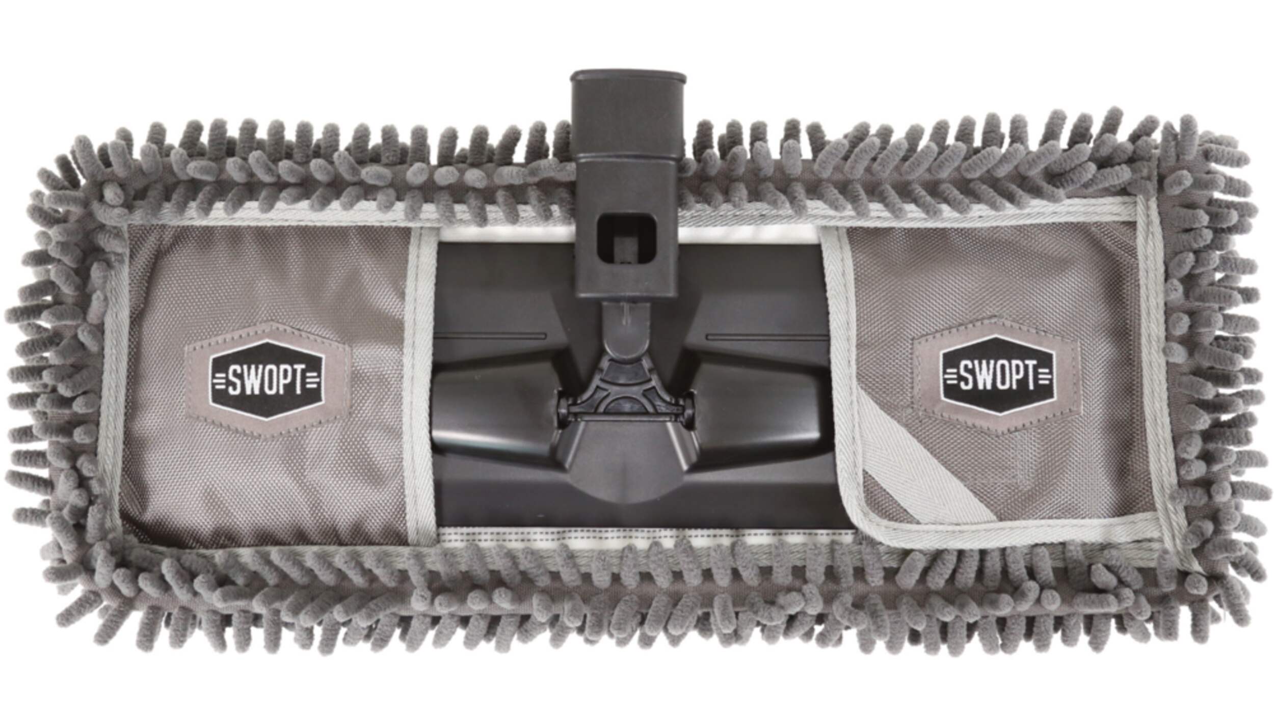Swopt Smooth-Surface Reusable Dust Mop Head Refill, 18-in Overhead_Flat