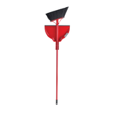 Vileda Double Action Broom with Dust Pan