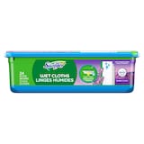 Swiffer Sweeper Wet Mopping Cloth Refills with Febreze Freshness, Lavender Scent, 24 count Front_Flat