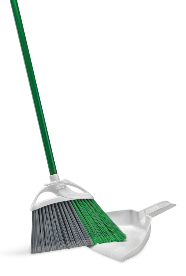 Libman Precision Indoor / Outdoor Angle Broom with Dustpan Canadian Tire