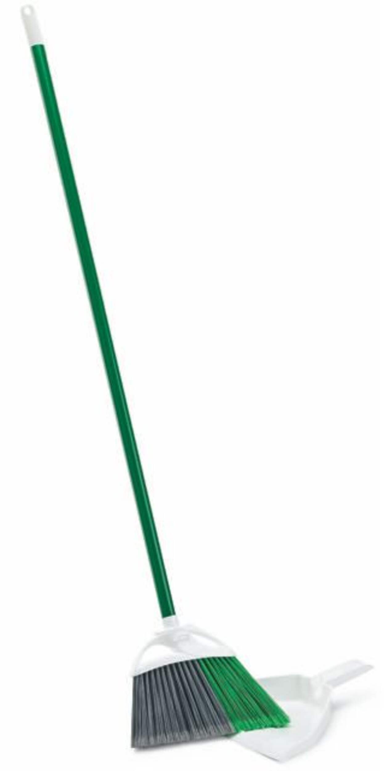 Libman Precision Indoor / Outdoor Angle Broom with Dustpan Composite_or_Mixed