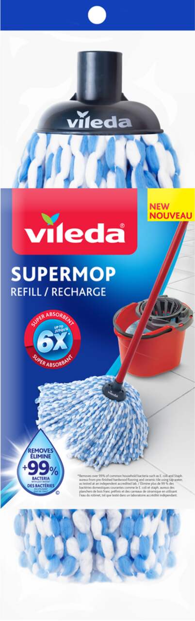 Wilen® Super Pro II™ Microfiber Refill - 5 x 20, Blue