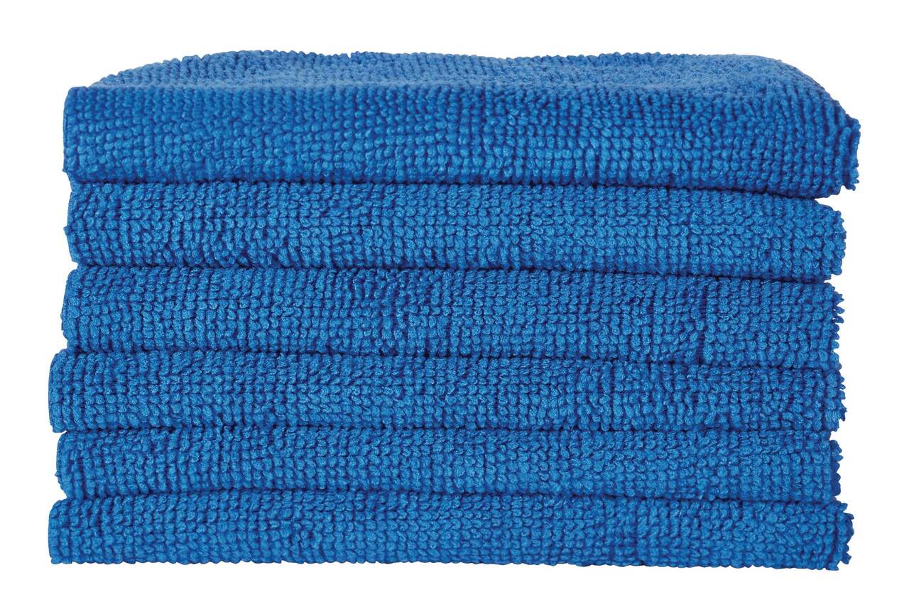 Chiffons en microfibres tout usage lavables à la machine Simplicité, bleu,  paq. 40