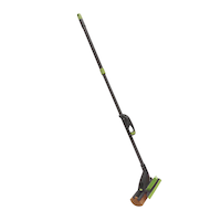 FRANK Reusable Roller Sponge Mop with Scrub Brush Front_Three_Fourths_Angled_Right