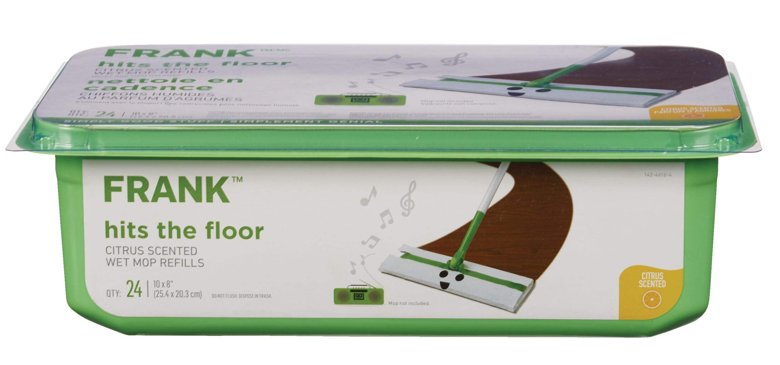 FRANK Wet Mop Refills with Citrus Scent, 24pk Canadian Tire