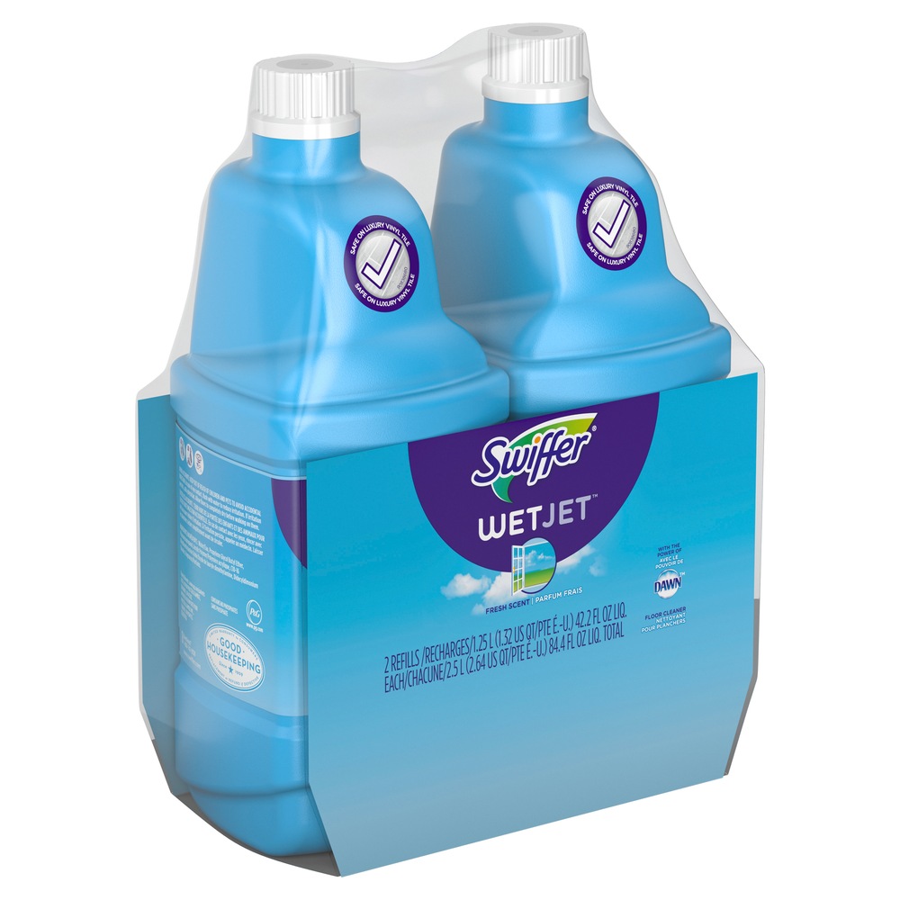 Swiffer WetJet MultiSurface Floor Cleaner Solution Refill, 1.25L, 2
