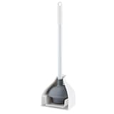 Libman Premium Toilet Plunger & Caddy Front_Three_Fourths_Angled_Left