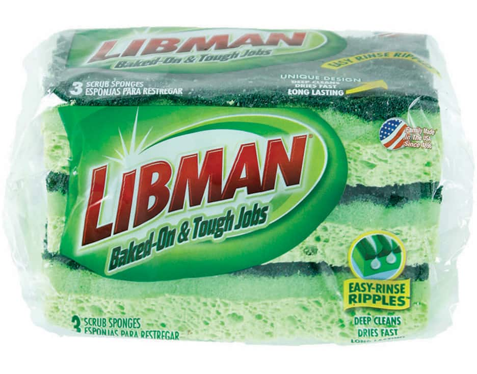 Libman Baked On Tough Jobs Scouring Pads Scrub Sponges 3 Pk   Libman Cellulose Scour 3 Pack D78ae57a 0c6f 413a 801d 35ab68d25a67 