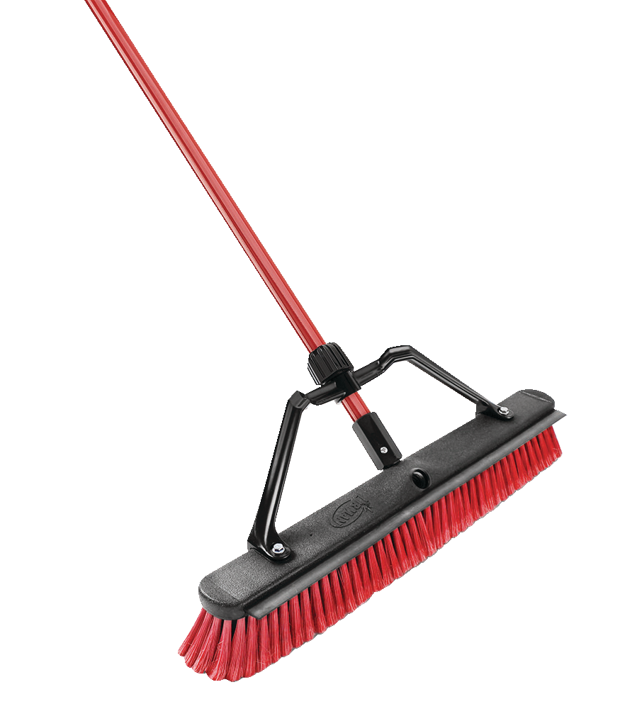 Libman Push Broom with Rubber Squeegee, 24in Canadian Tire
