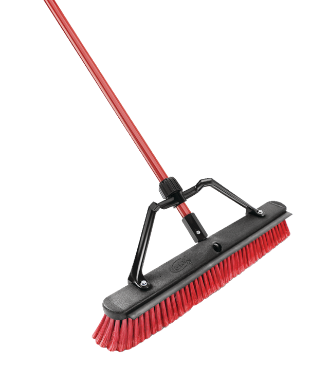 Libman Push Broom with Rubber Squeegee, 24in Canadian Tire