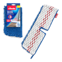 Vileda Flip Mop 3Action Refill, Reusable Mop Head Replacement
