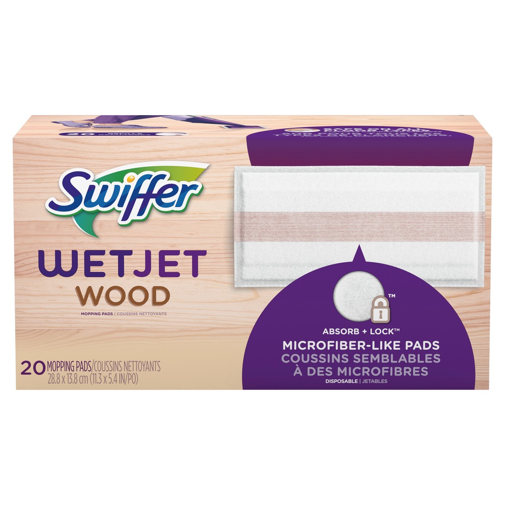 Swiffer WetJet HardwoodSurface Microfibrelike Mop Refills / Mop Pads, 20pk Canadian Tire