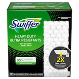 Swiffer Sweeper Heavy Duty Dry Multi-Surface Cloth Refills , 20 count Front_Elevated