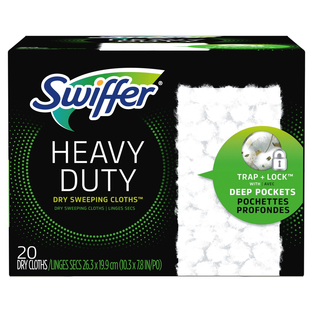 Swiffer Sweeper Heavy Duty Dry MultiSurface Cloth Refills , 20 count