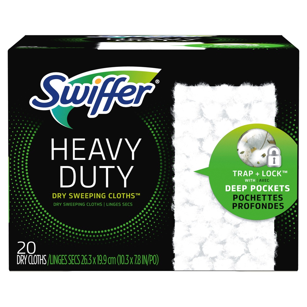 Swiffer HeavyDuty Dry Sweeping Cloths, 20pk Canadian Tire