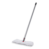 Vadrouille plate en microfibre 2-en-1 Rubermaid, double face pour vadrouille et époussetage Front_Three_Fourths_Angled_Left