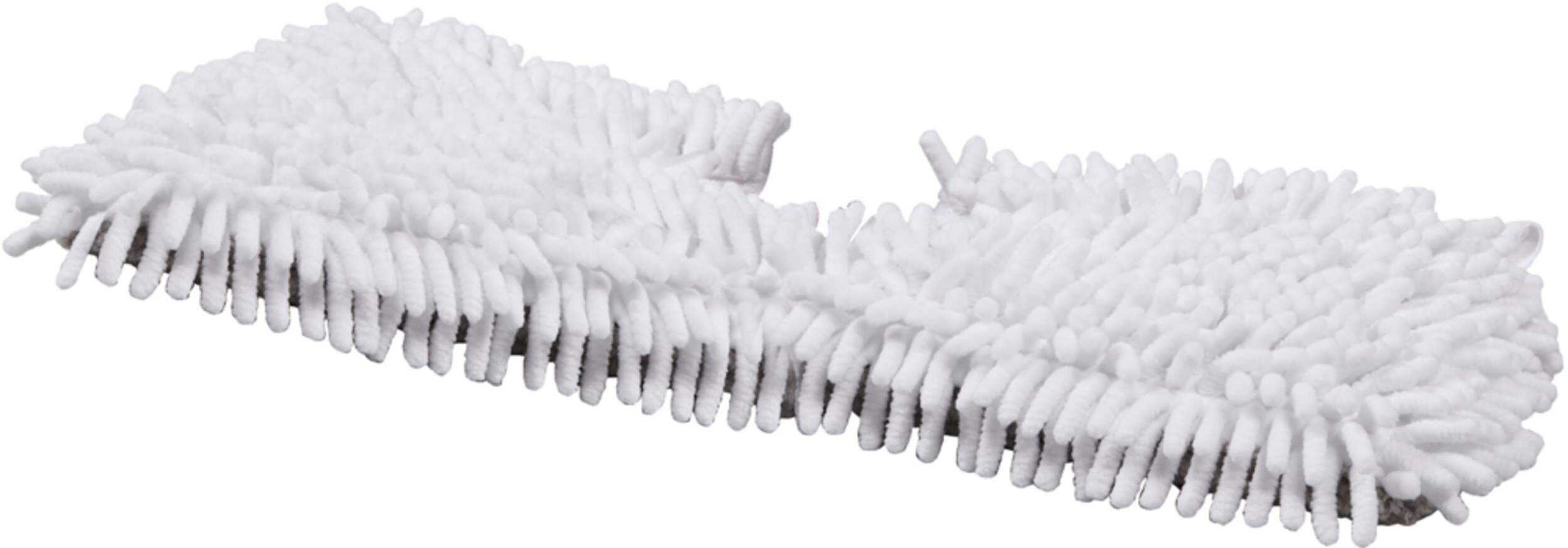 Rubbermaid 2-in-1 Microfibre Flat Mop Head Refill, Dual-Sided for Mopping and Dusting Front_Angled_Left