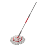 Vadrouille à essorer en microfibre Rubbermaid avec essoreuse intégrée Front_Three_Fourths_Angled_Left