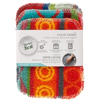 World's Best Multi-Surface Flat Pot Scrubber, 3-pk