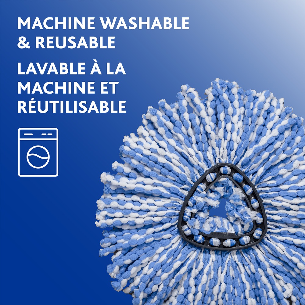 Vileda RinseClean Microfibre Mop Refill, Reusable Mop Head Replacement Canadian Tire