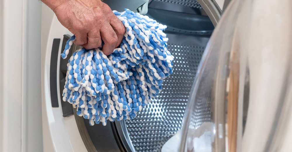 Vileda RinseClean Microfibre Mop Refill, Reusable Mop Head Replacement