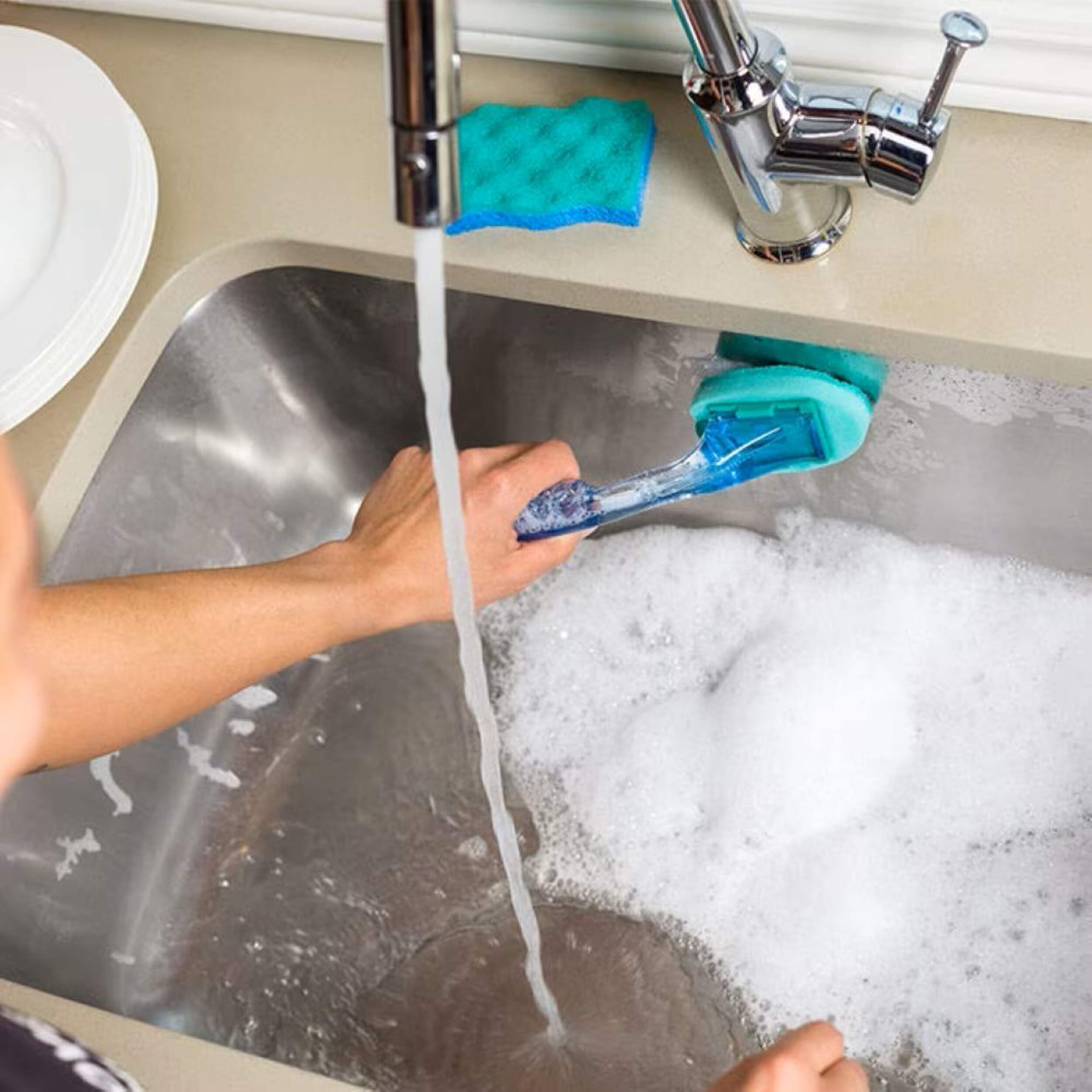 Vileda Scrunge MultiPurpose Dishwand Value Pack with Sponge Refills