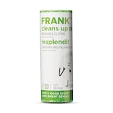 FRANK All-Purpose Machine Washable Cleaning Cloths, Green, 50-pk Front_Flat