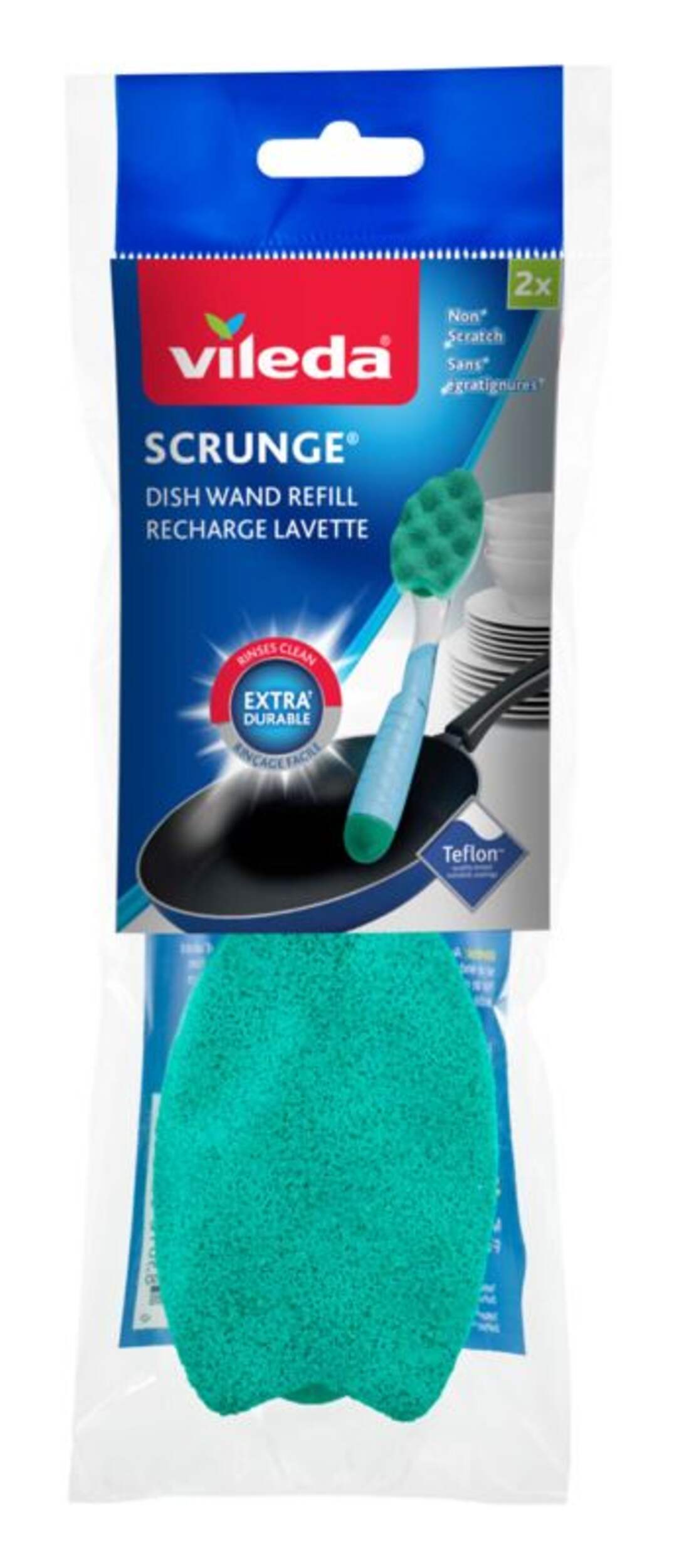 Vileda Scrunge MultiUse Sponge Dishwand Refills, 2pack Canadian Tire