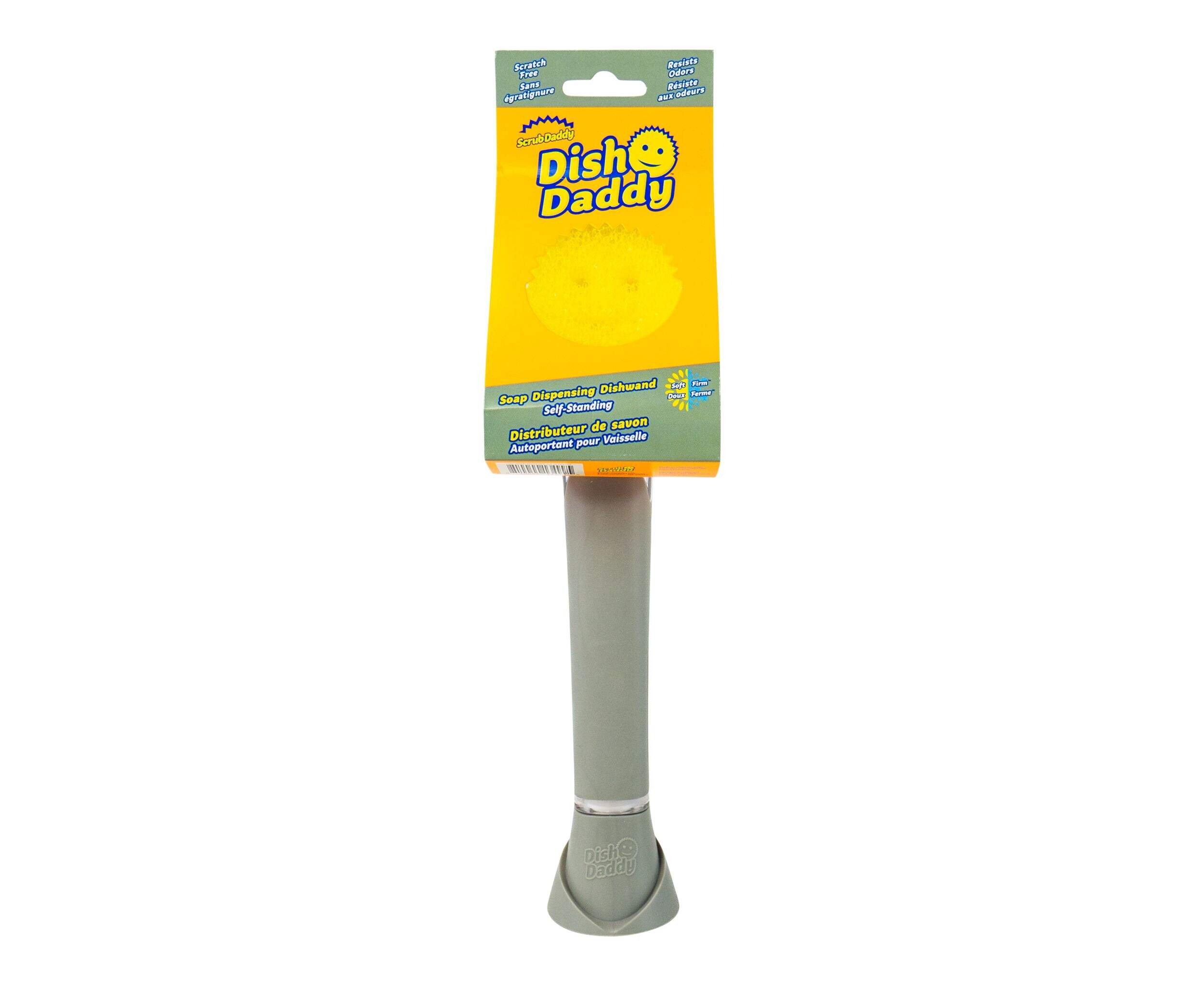 Scrub Daddy Dish Daddy Self-Standing Soap Dispensing Dishwand Front_Flat