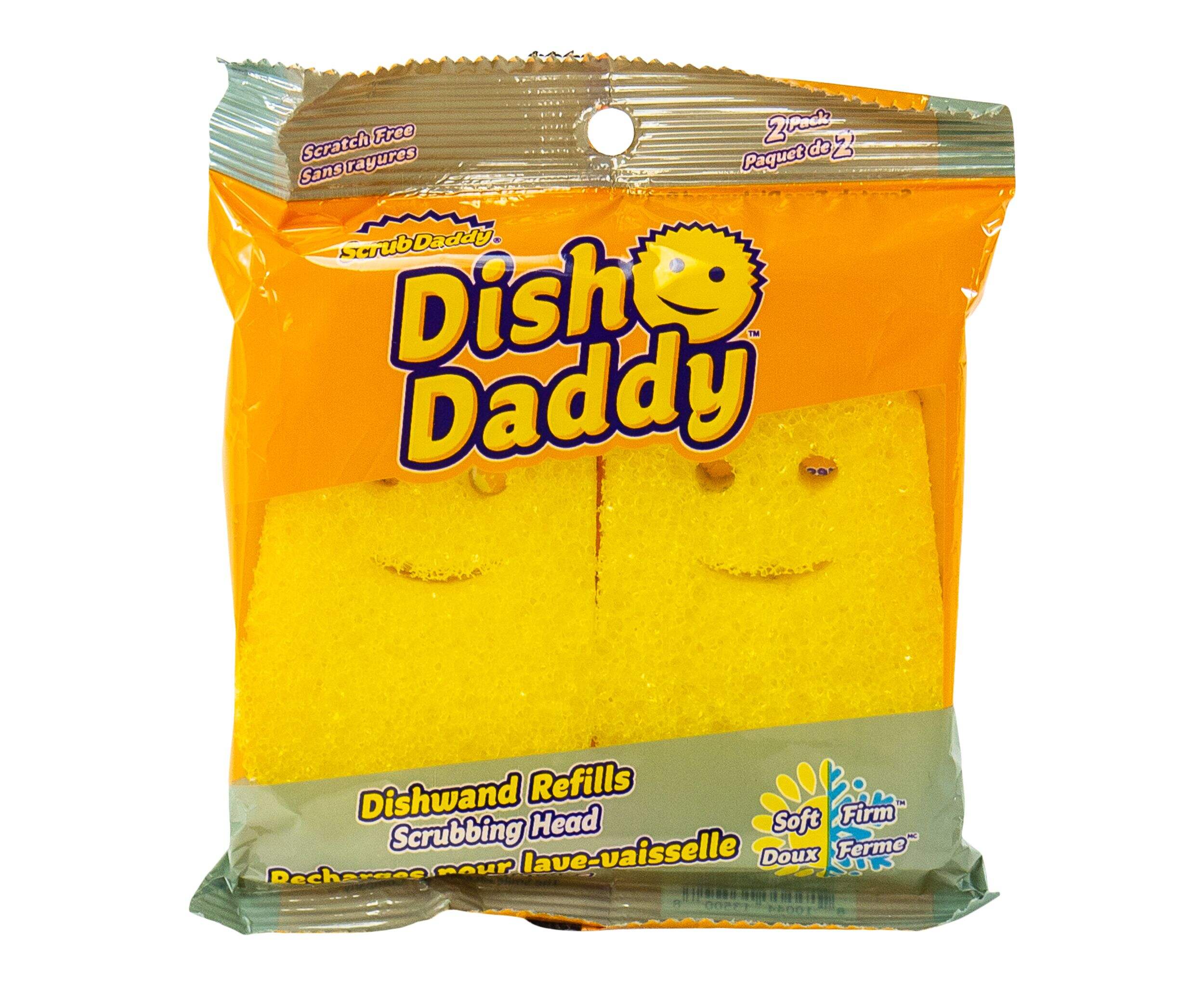 Éponge de rechange Scrub Daddy Dish Daddy, paq. 2 Front_Flat
