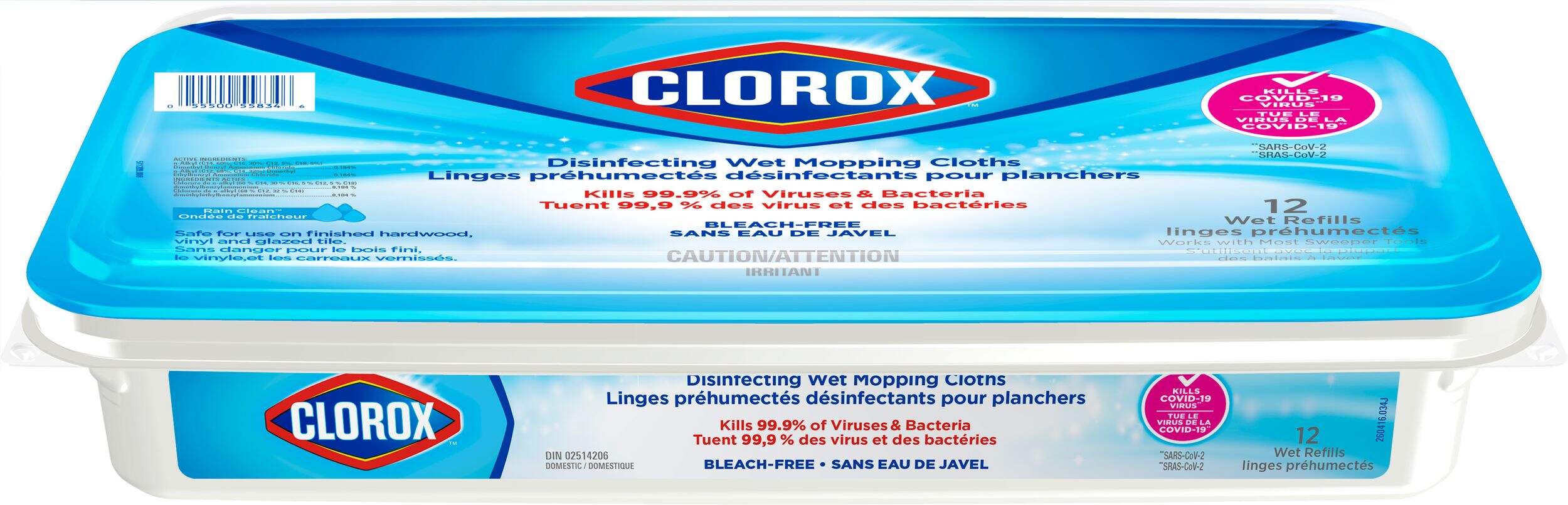Clorox disinfecting wet mopping cloths canadian tire