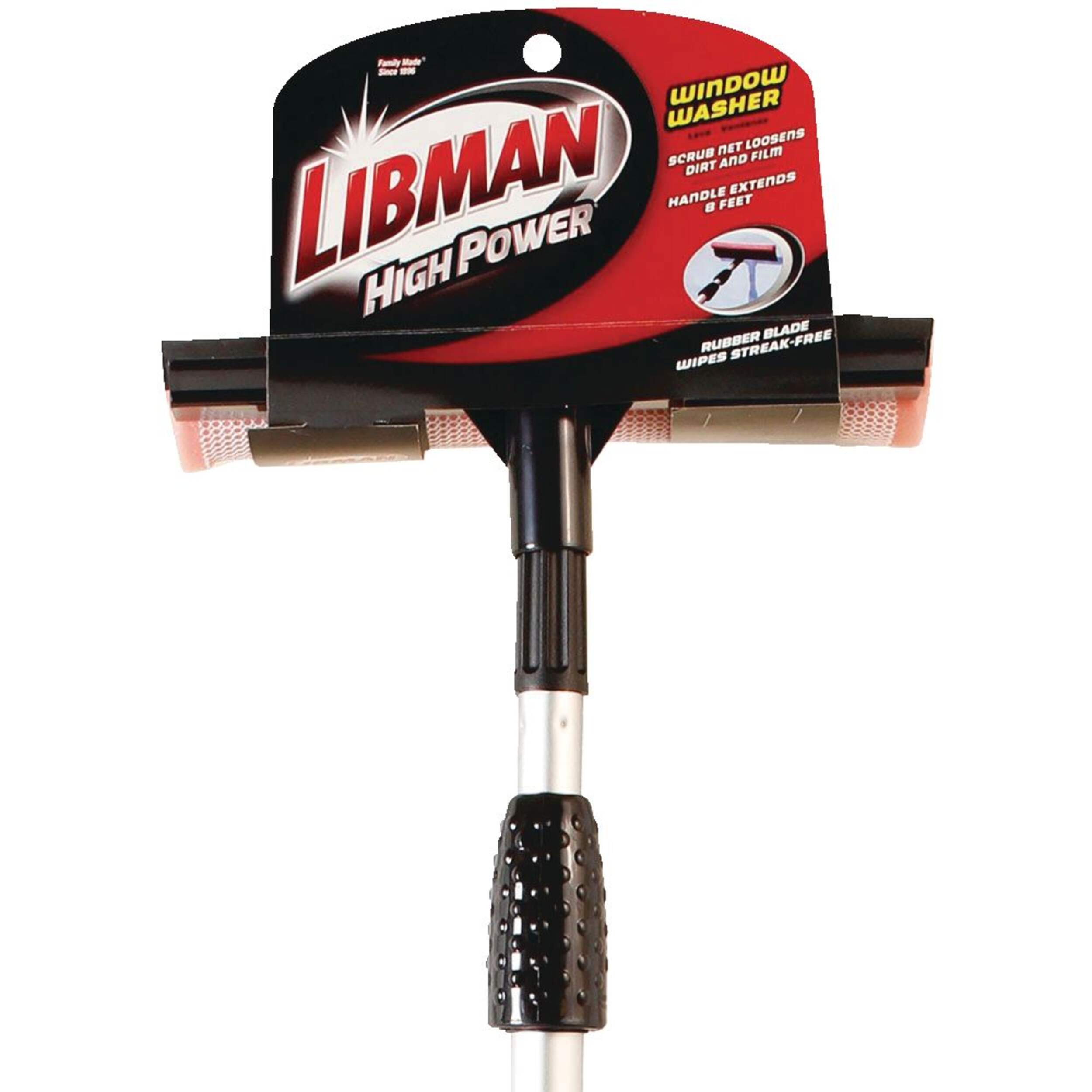 Libman Heavy Duty Telescopic Window Washer Front_Flat